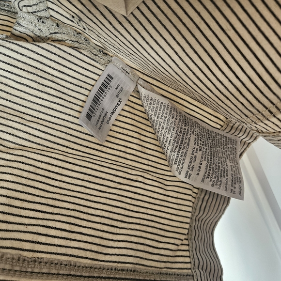 Zara Kids Striped Tan Jean Jacket - Picture 5 of 5